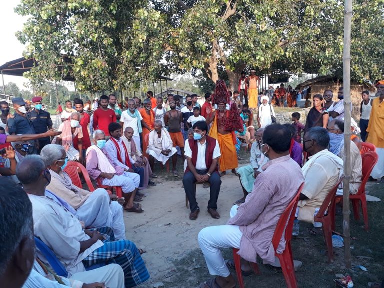 पुजारी हत्या स्थलमा हनुमान मन्दिर र शालिक निर्माण गर्ने राज्य मन्त्री यादवको घोषणा